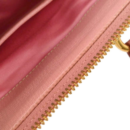 Miu Miu Pink Leather Madras 2way Shoulder Handbag