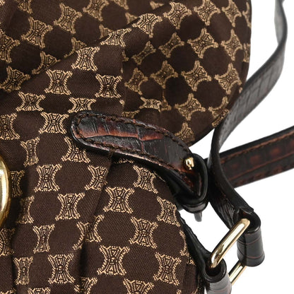 Celine * Brown Macadam 2way Handbag