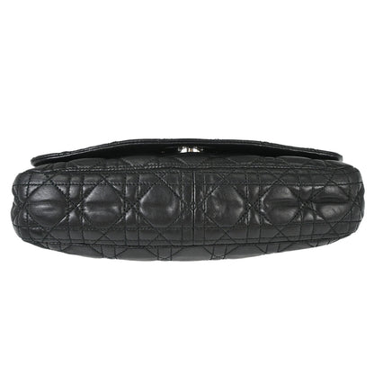 Christian Dior Black Lambskin Rendezvous Cannage Handbag