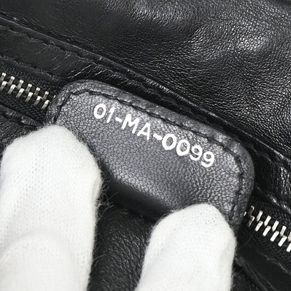 Christian Dior Black Lambskin Rendezvous Cannage Handbag