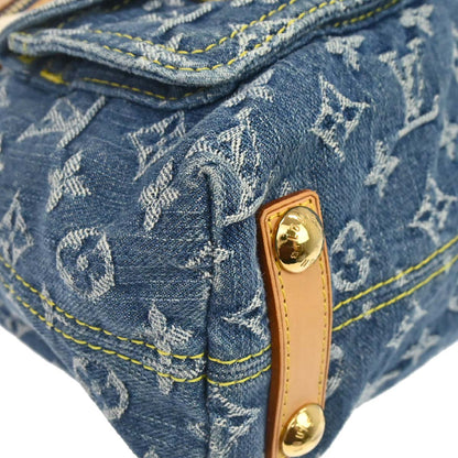 Louis Vuitton Blue Monogram Denim Baggy PM Shoulder Bag M95049