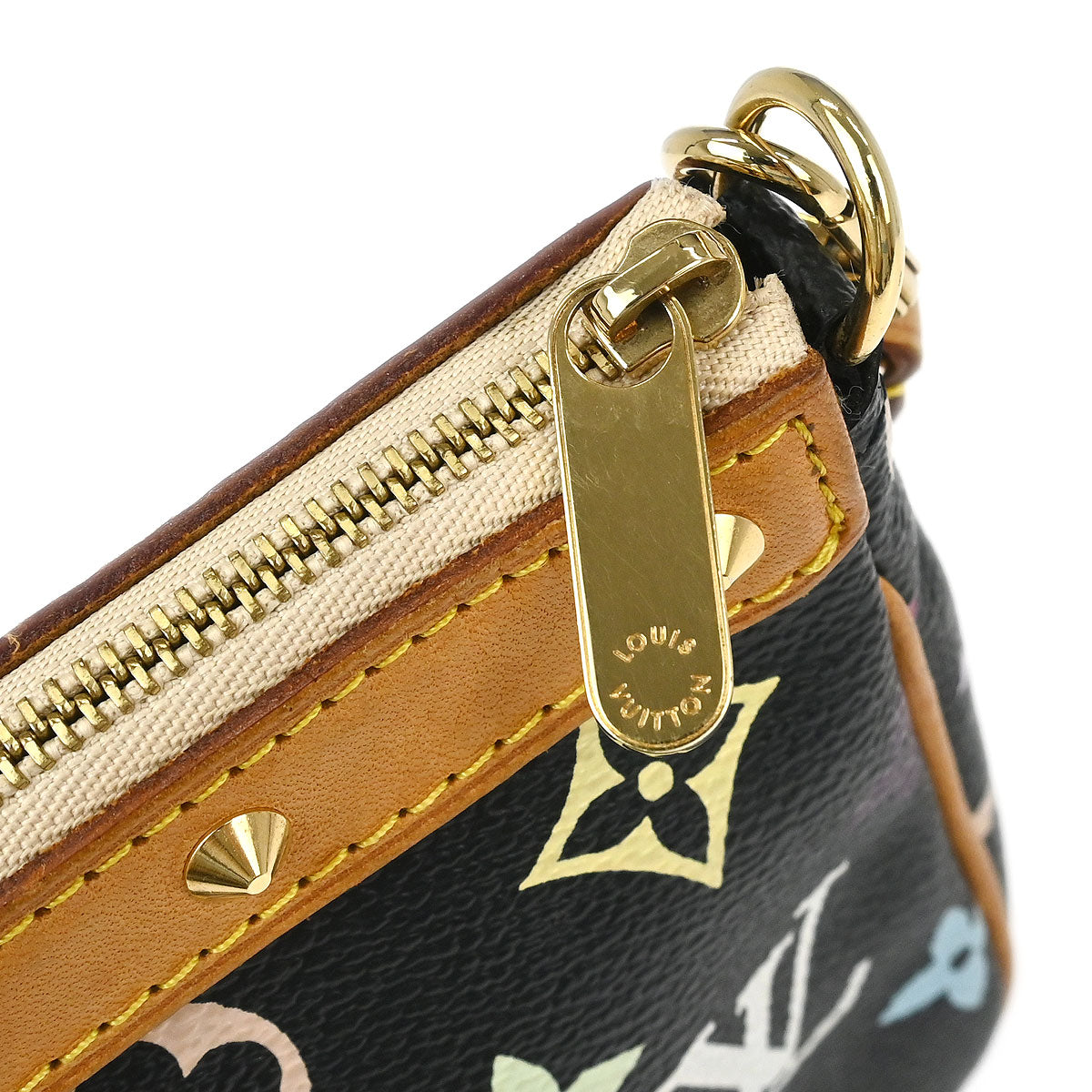 Louis Vuitton Black Multicolor Pochette Accessoires M92648
