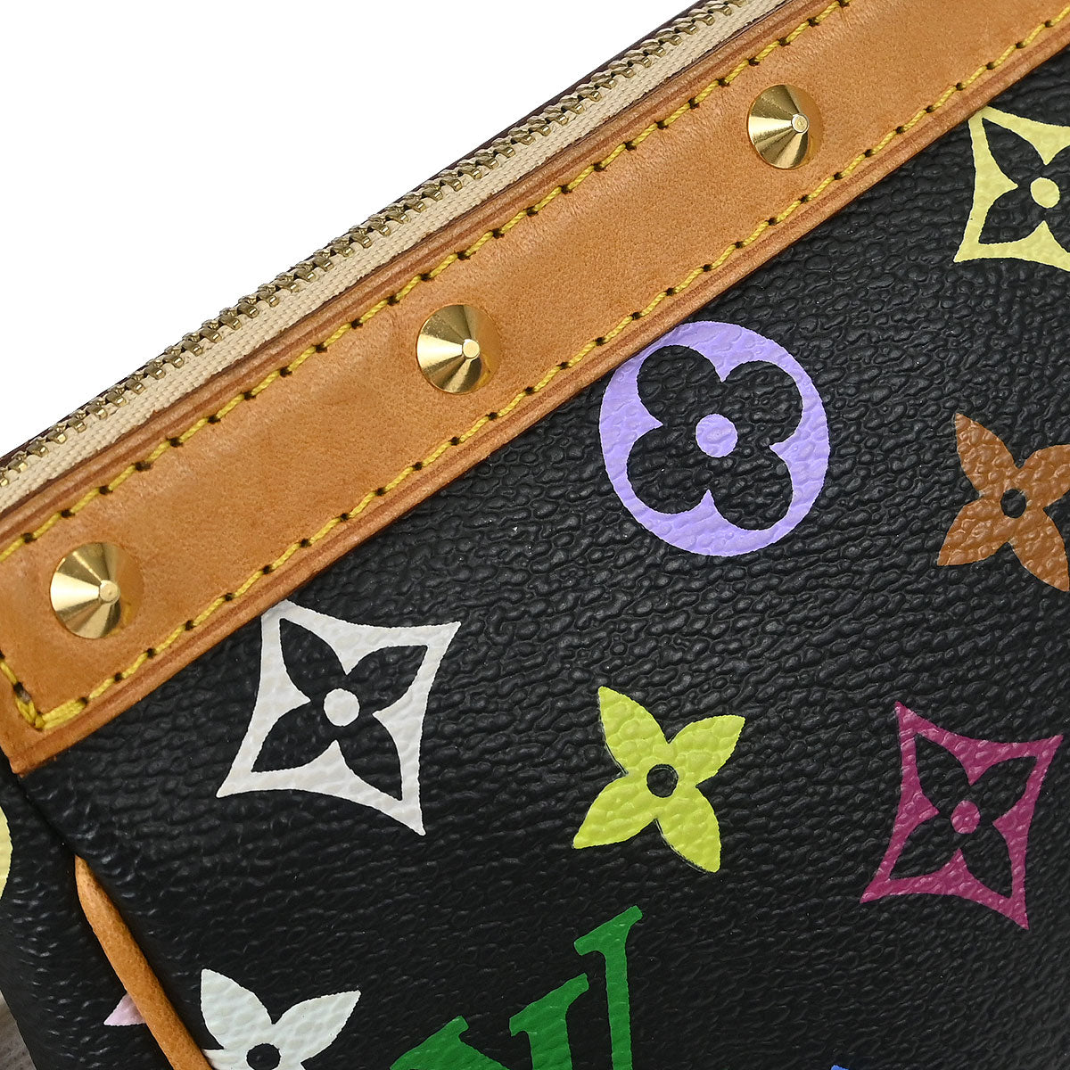 Louis Vuitton Black Multicolor Pochette Accessoires M92648