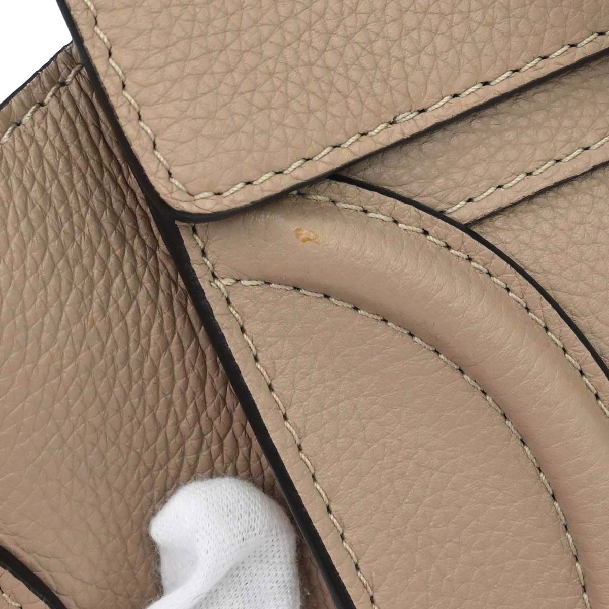 Celine Beige Luggage Micro Tote Handbag