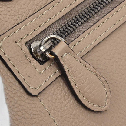 Celine Beige Luggage Micro Tote Handbag