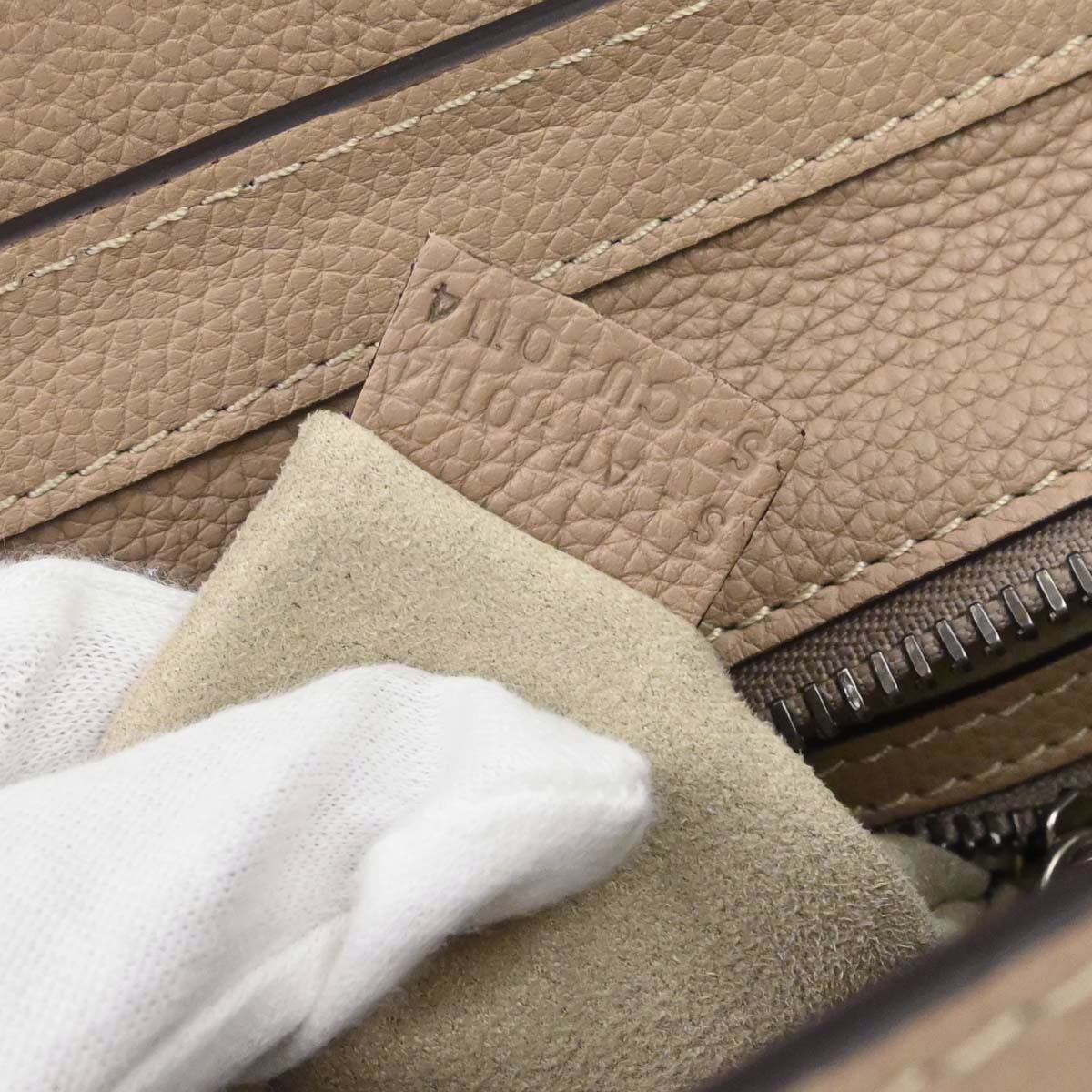 Celine Beige Luggage Micro Tote Handbag