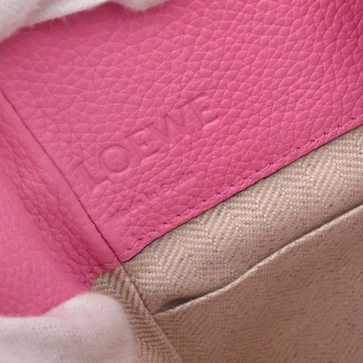 Loewe Pink Hammock 2way Shoulder Tote Handbag