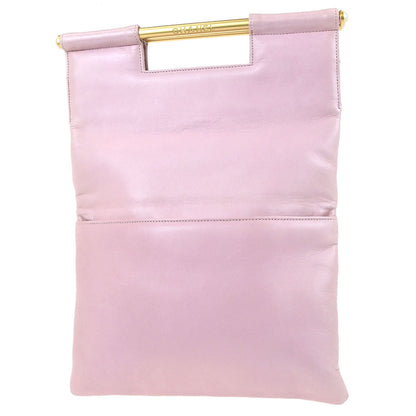Chanel 1997-1999 Pink Lambskin Choco Bar Handbag