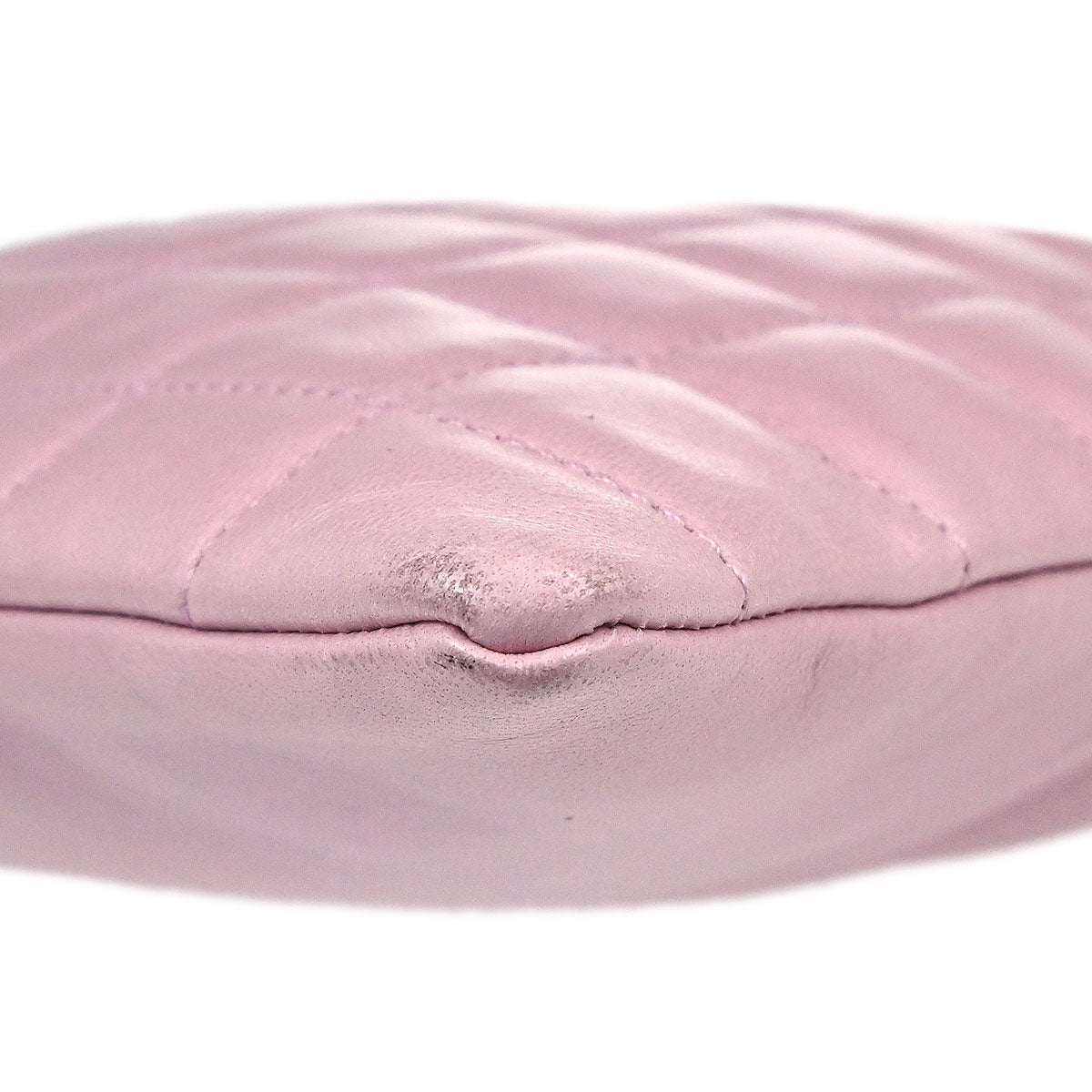 Chanel 1997-1999 Pink Lambskin Choco Bar Handbag