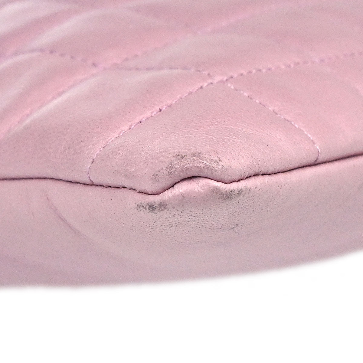 Chanel 1997-1999 Pink Lambskin Choco Bar Handbag