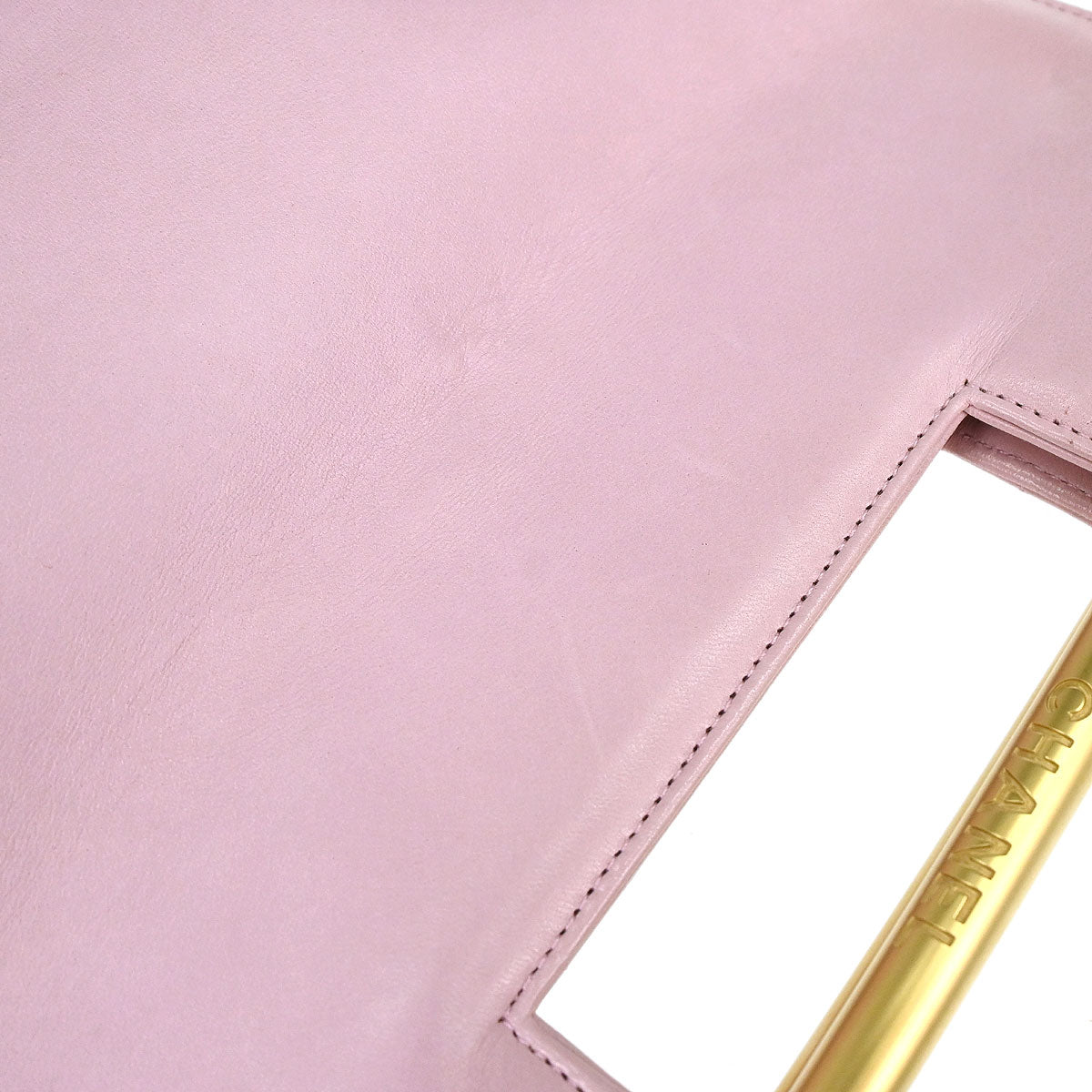 Chanel 1997-1999 Pink Lambskin Choco Bar Handbag