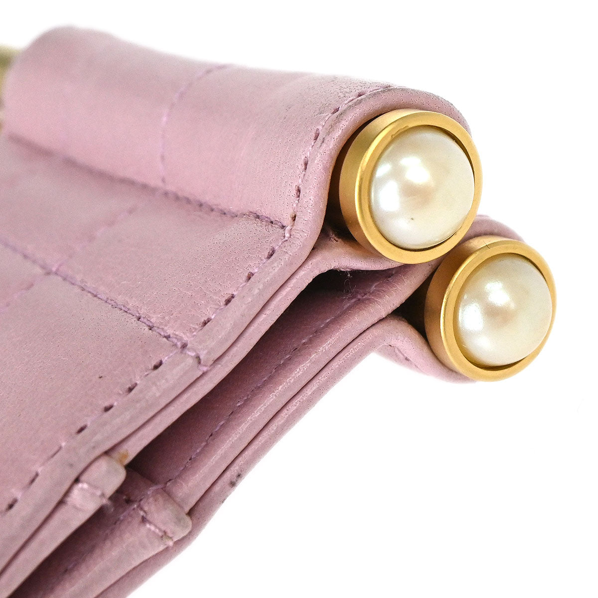 Chanel 1997-1999 Pink Lambskin Choco Bar Handbag
