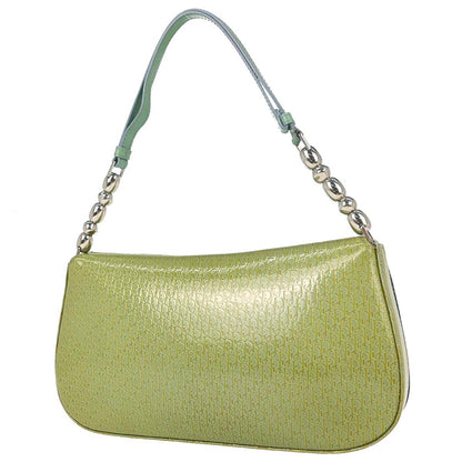 Christian Dior Green Patent Leather Malice Handbag