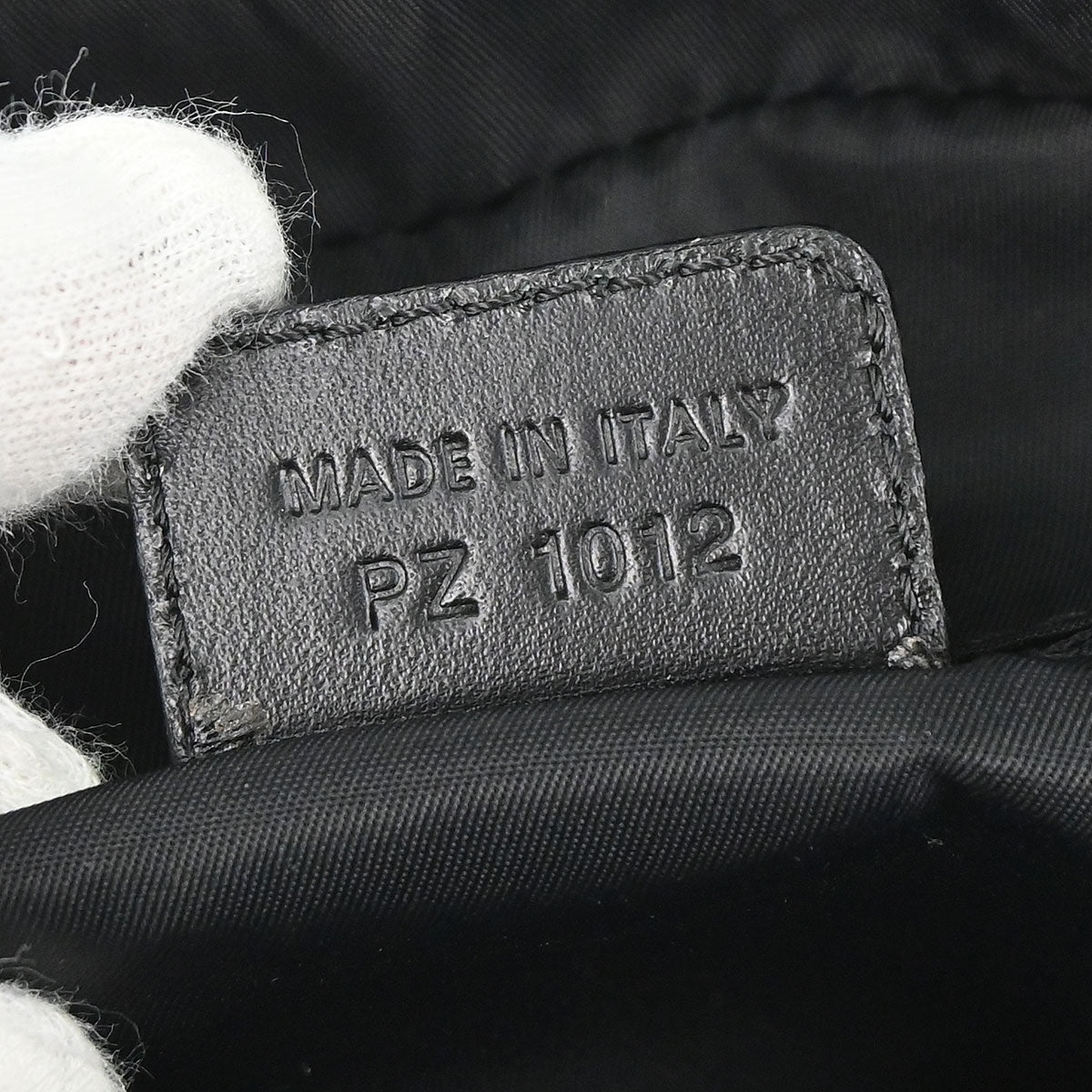Christian Dior Black Canvas Trotter Double Saddle Handbag