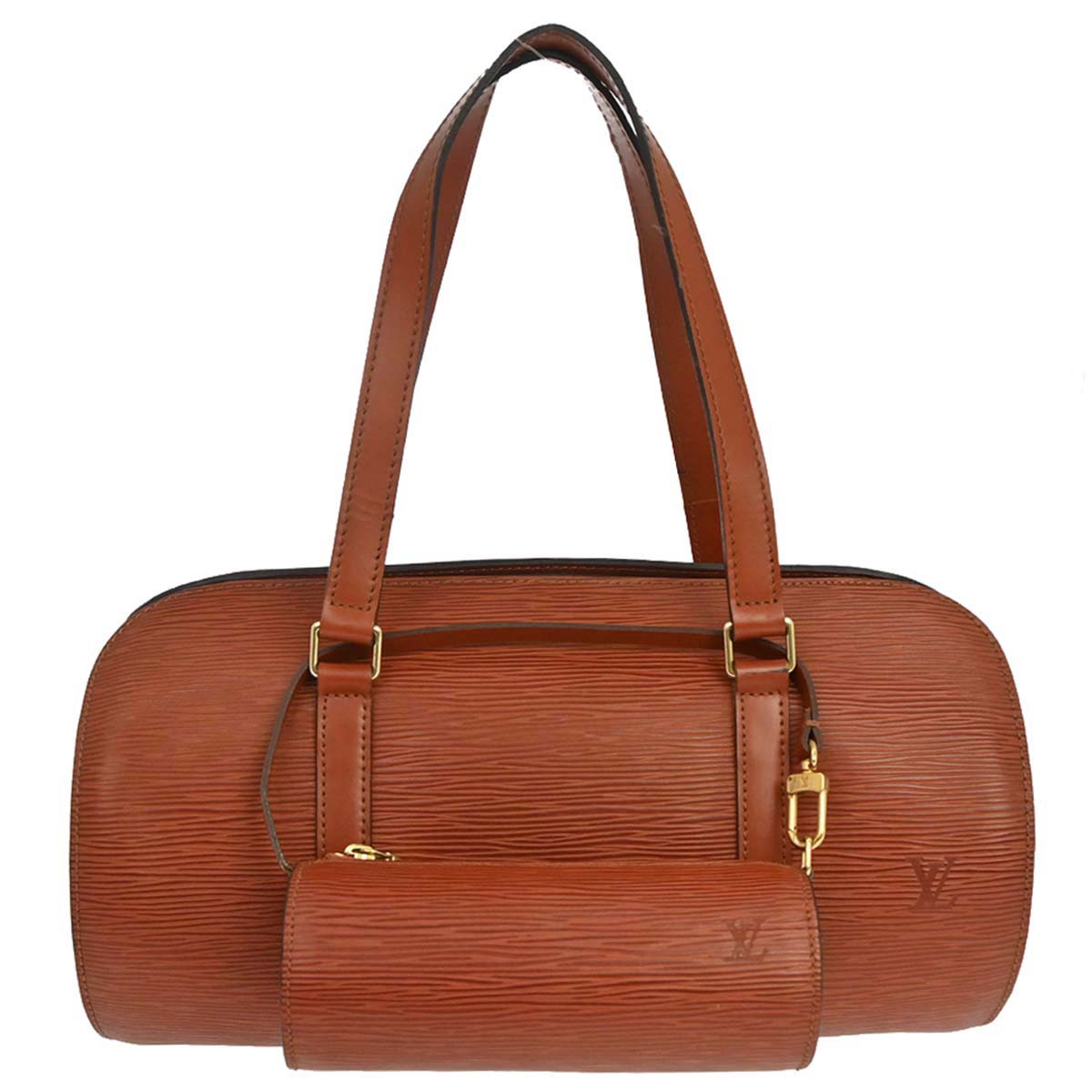 Louis Vuitton Brown Epi Soufflot Handbag M52223