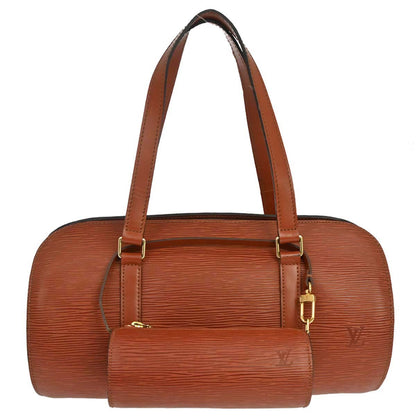 Louis Vuitton Brown Epi Soufflot Handbag M52223