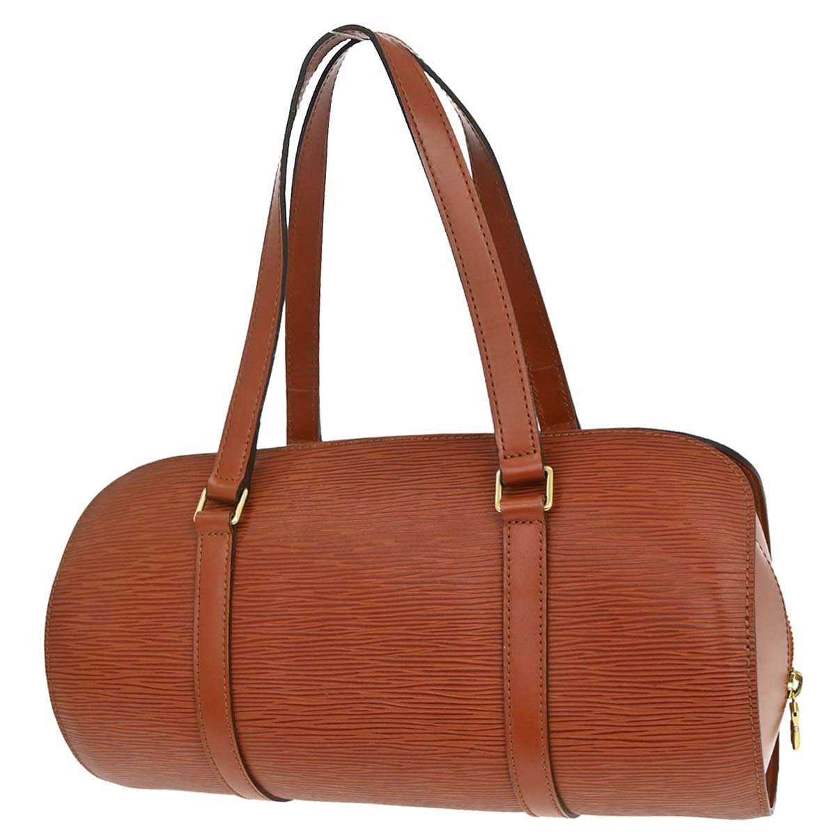 Louis Vuitton Brown Epi Soufflot Handbag M52223