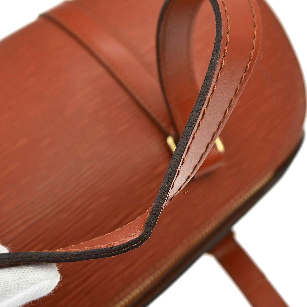 Louis Vuitton Brown Epi Soufflot Handbag M52223