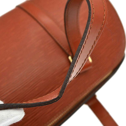 Louis Vuitton Brown Epi Soufflot Handbag M52223