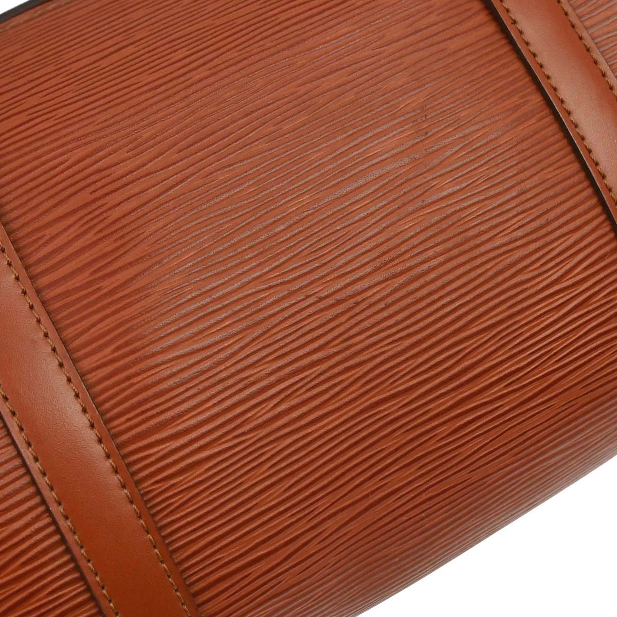 Louis Vuitton Brown Epi Soufflot Handbag M52223