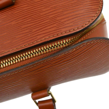 Louis Vuitton Brown Epi Soufflot Handbag M52223