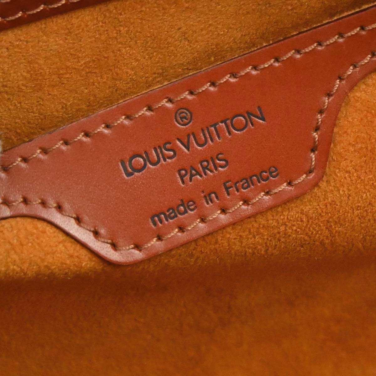 Louis Vuitton Brown Epi Soufflot Handbag M52223