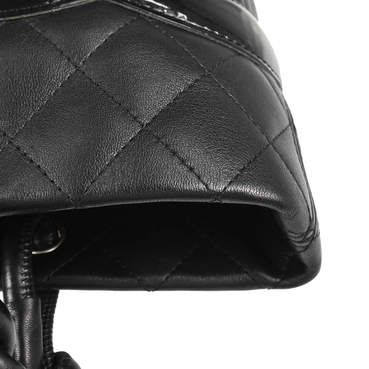 Chanel 2005-2006 Black Calfskin Cambon Ligne Tote Handbag
