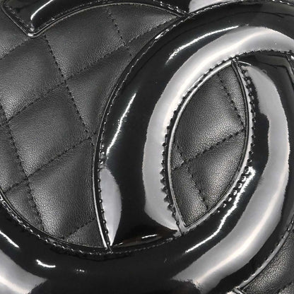 Chanel 2005-2006 Black Calfskin Cambon Ligne Tote Handbag