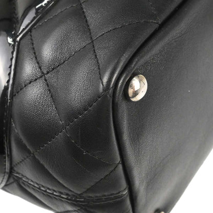 Chanel 2005-2006 Black Calfskin Cambon Ligne Tote Handbag