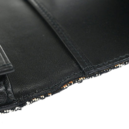 Christian Dior Black Trotter Saddle Trifold Wallet