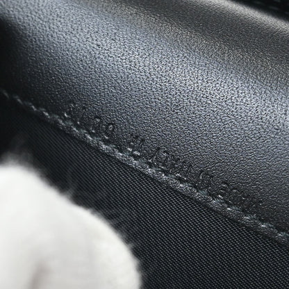Christian Dior Black Trotter Saddle Trifold Wallet