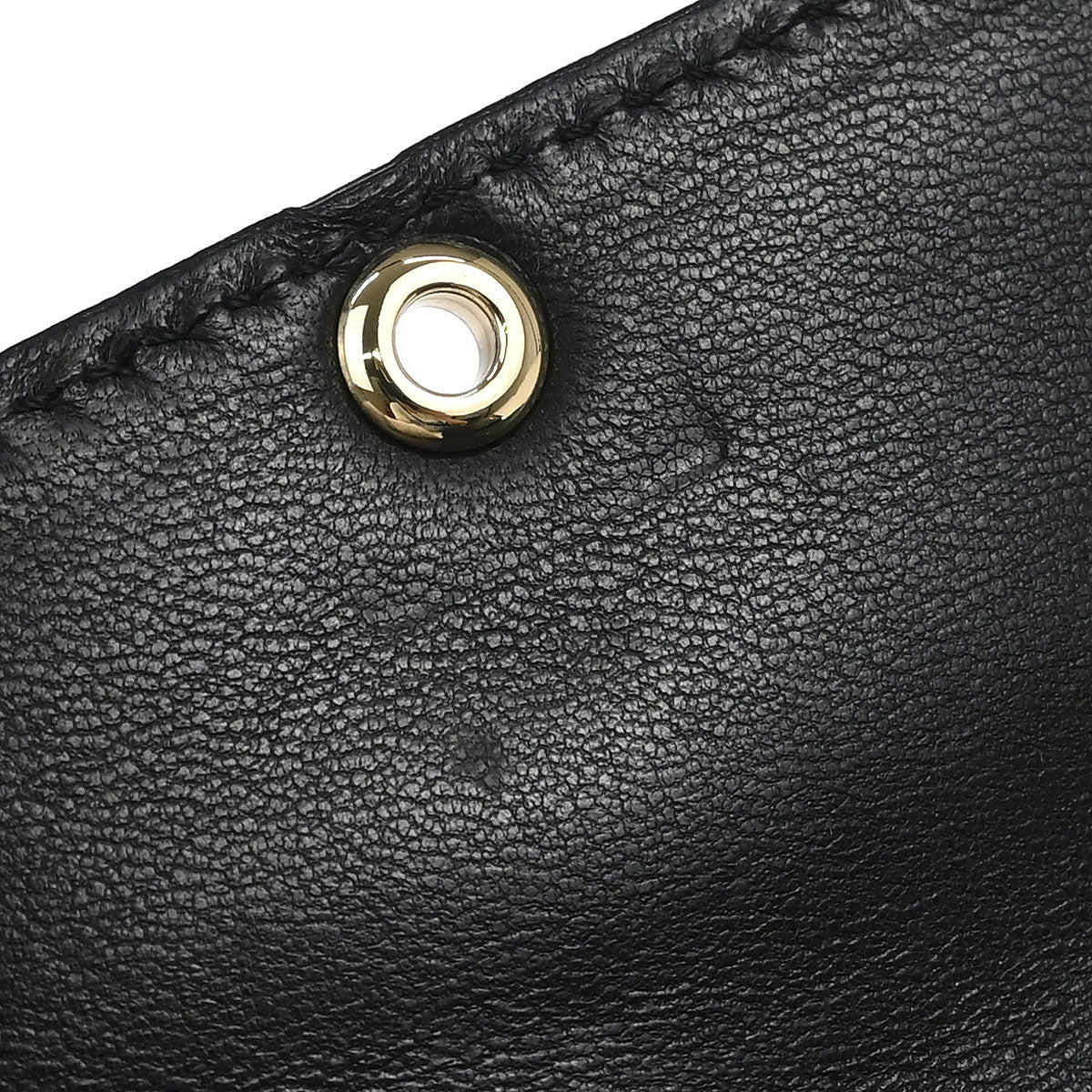 Chanel 1997-1999 Black Caviar Skin Trifold Cardholder