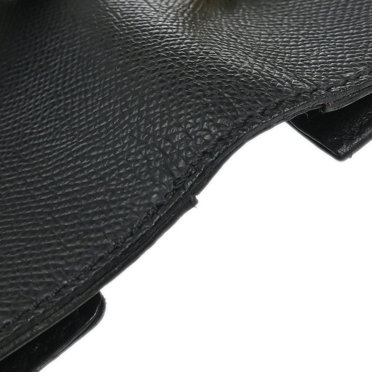 Chanel 1997-1999 Black Caviar Skin Trifold Cardholder