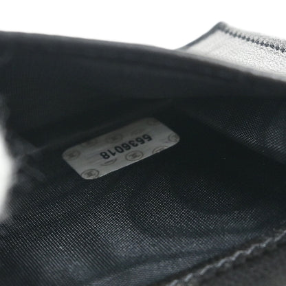 Chanel 1997-1999 Black Caviar Skin Trifold Cardholder