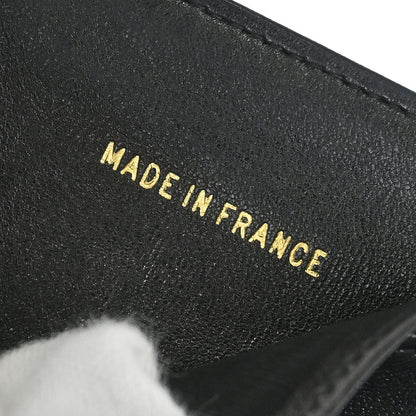 Chanel 1991-1994 Black Lambskin Bicolore Bifold Wallet