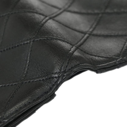 Chanel 1991-1994 Black Lambskin Bicolore Bifold Wallet