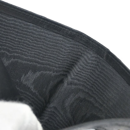 Chanel 1986-1988 Black Lambskin Bicolore Bifold Wallet