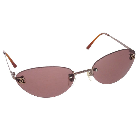 Chanel Sunglasses Eyewear Brown 53□19 130 Small Good
