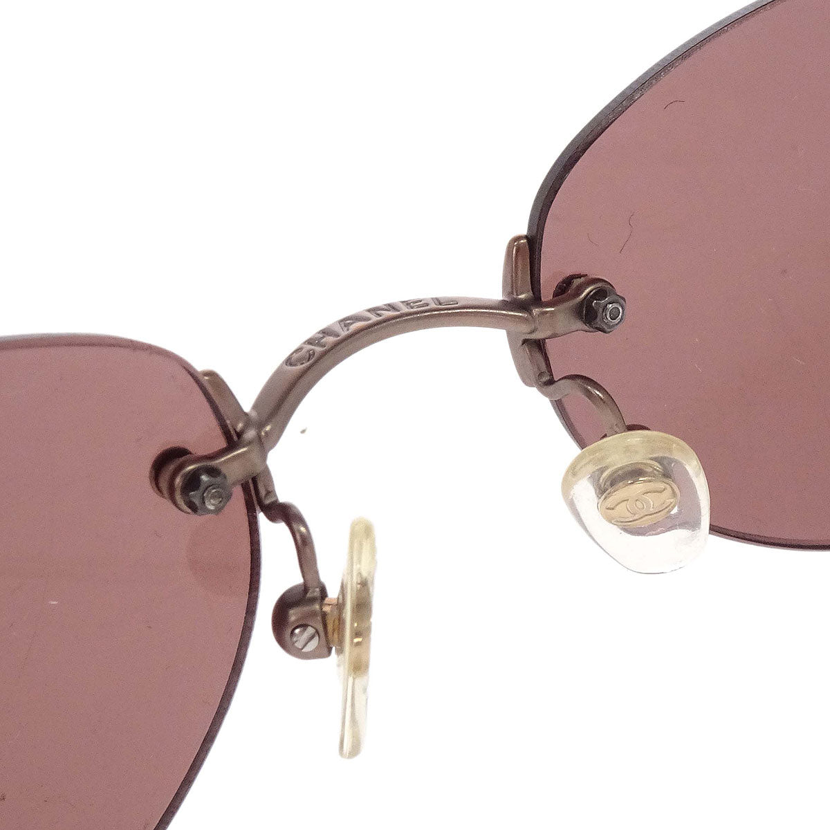 Chanel Sunglasses Eyewear Brown 53□19 130 Small Good