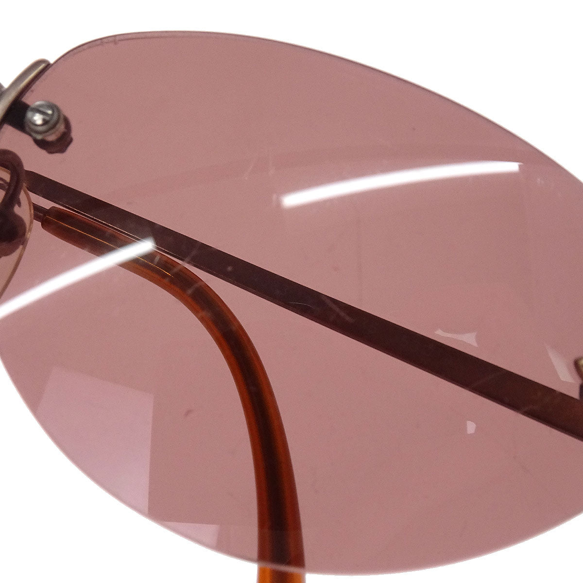 Chanel Sunglasses Eyewear Brown 53□19 130 Small Good