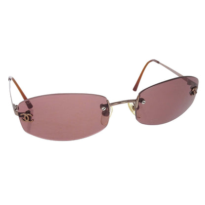 Chanel Sunglasses Eyewear Brown 54□19 130 Small Good