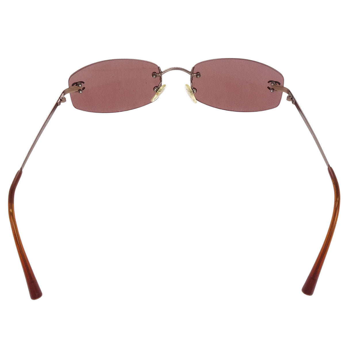 Chanel Sunglasses Eyewear Brown 54□19 130 Small Good