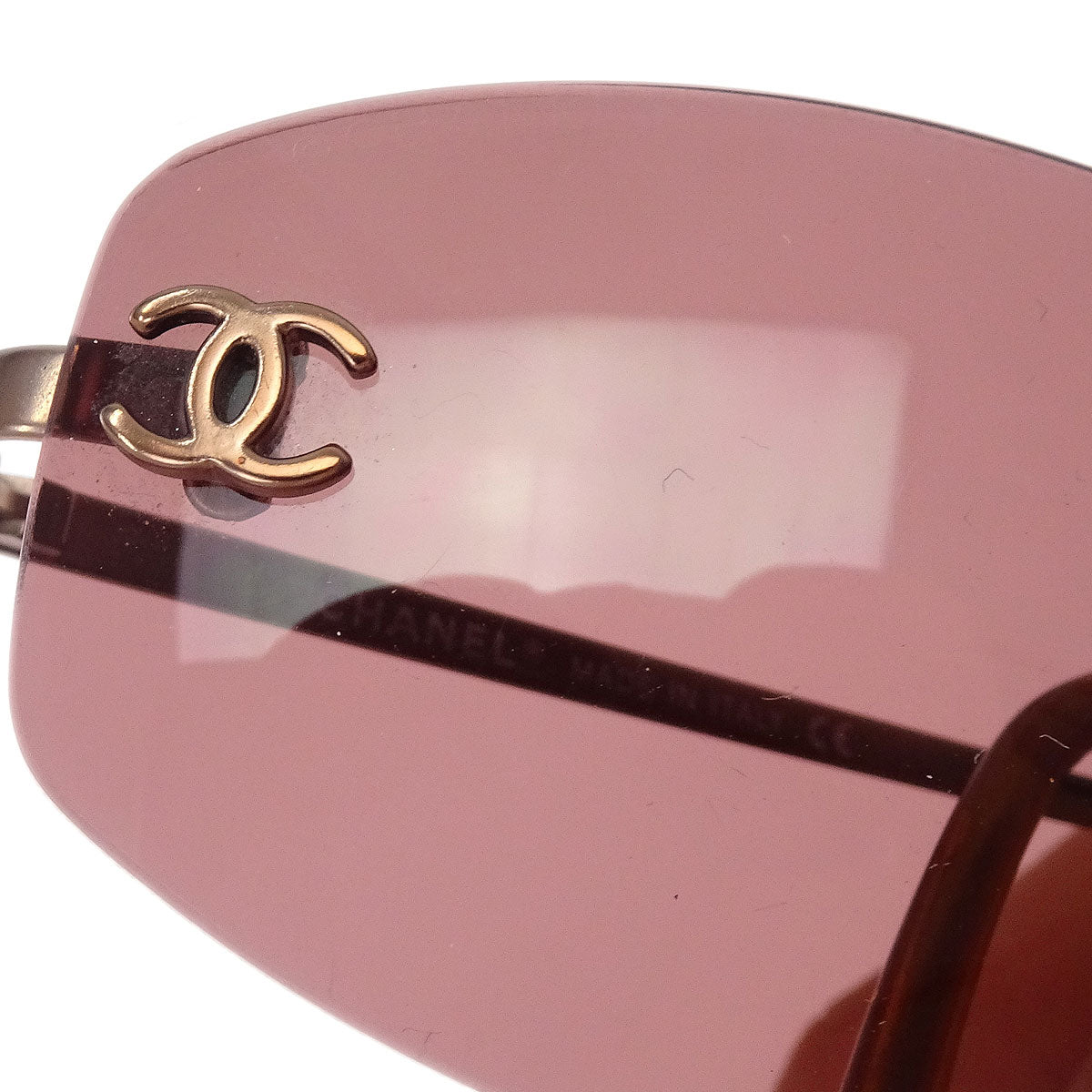 Chanel Sunglasses Eyewear Brown 54□19 130 Small Good