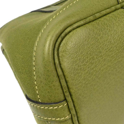 Hermes Anis Green Toile Officier Garden Party TTPM Pouch