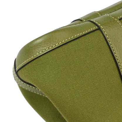 Hermes Anis Green Toile Officier Garden Party TTPM Pouch