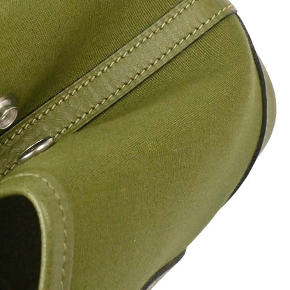 Hermes Anis Green Toile Officier Garden Party TTPM Pouch
