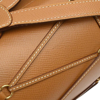 Hermes Natural Courchevel Sac Tambour Shoulder Bag