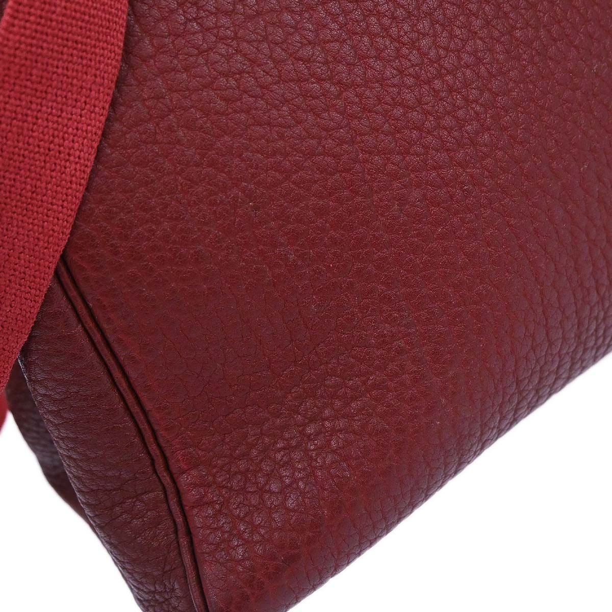 Hermes Rouge H Fjord Kelly A Dos GM Backpack