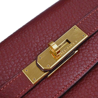 Hermes Rouge H Fjord Kelly A Dos GM Backpack
