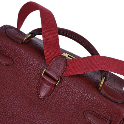 Hermes Rouge H Fjord Kelly A Dos GM Backpack